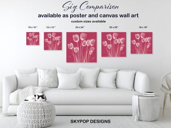 Ethereal Tulip Art