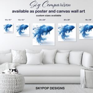 Blue Fish Art