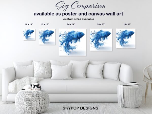 Blue Fish Art
