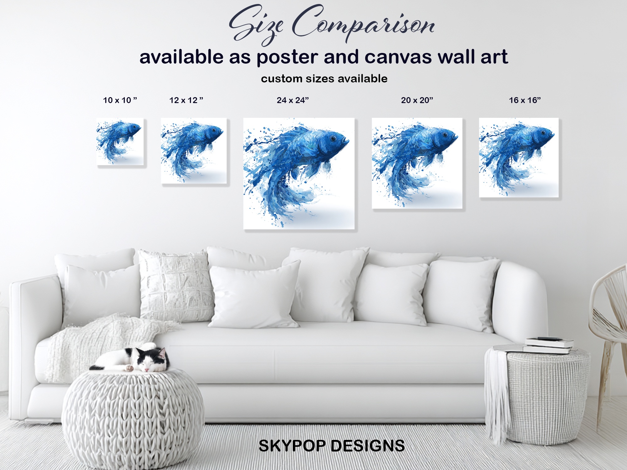 7.jpg Blue Fish Art