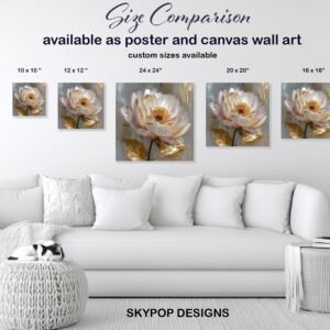 Elegant Peony Bloom Art