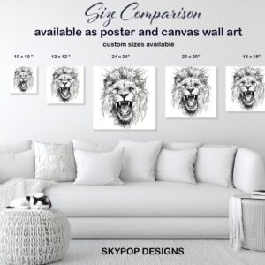 Roaring Lion Art