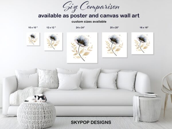 Elegant Poppy Art