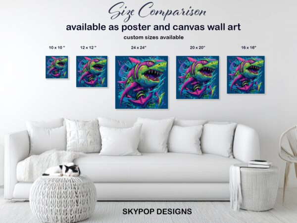 Shark Attack Art