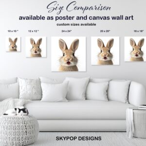 Surprised Bunny Art
