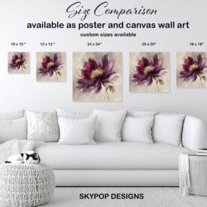 Luxurious Purple Bloom Art