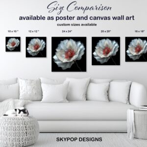 White Poppy Art