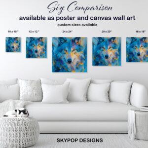 Blue Wolf Art