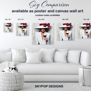Elegant Wine Tasting Art