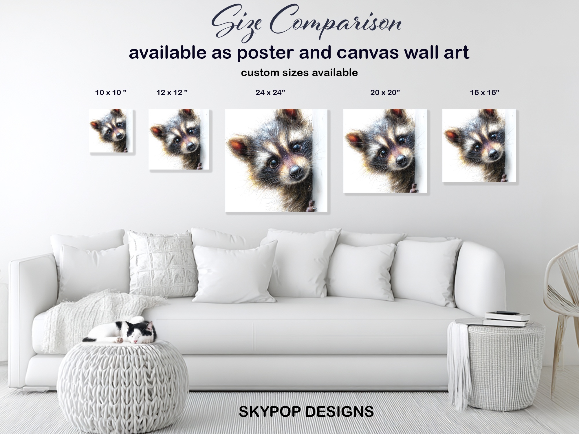 7.jpg Curious Raccoon Art
