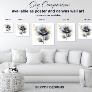Blue Poppy Art