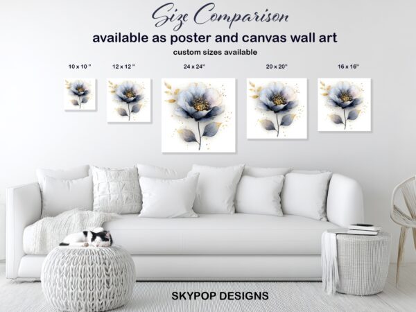 Blue Poppy Art
