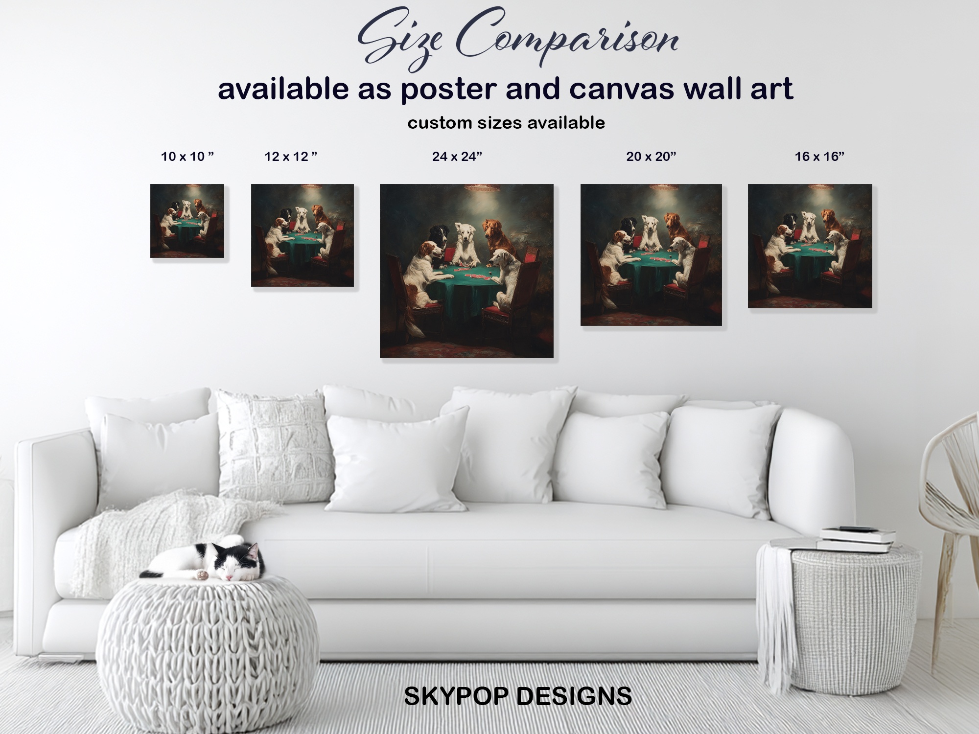 7.jpg Dogs Playing Poker Art