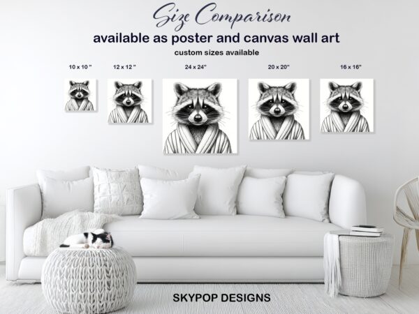 Raccoon Art
