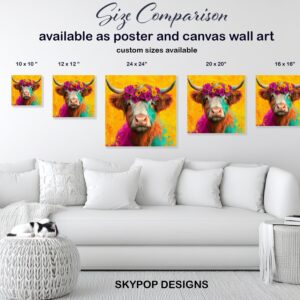 Highland Cow Art