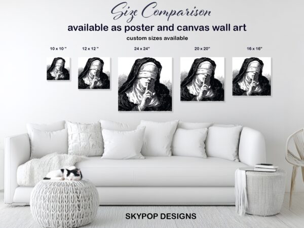 Silence Gesture Art