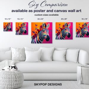Zebra Butterflies Art