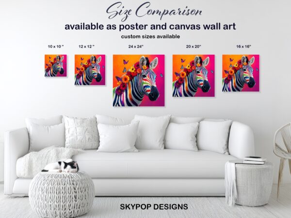 Zebra Butterflies Art