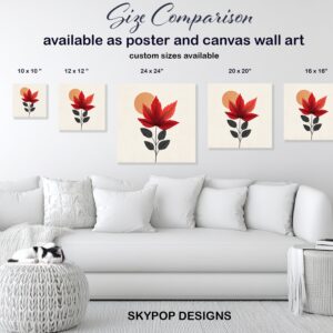 Maple Leaf Sunset Art