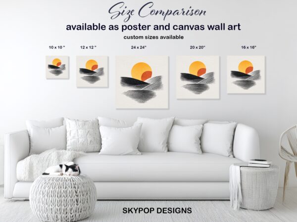 Sunset Horizon Art