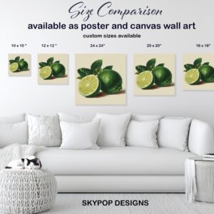 Zesty Lime Botanical Art