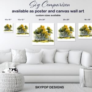 Birch Forest Art