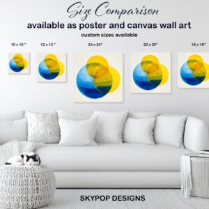 Vibrant Circles Abstract Art