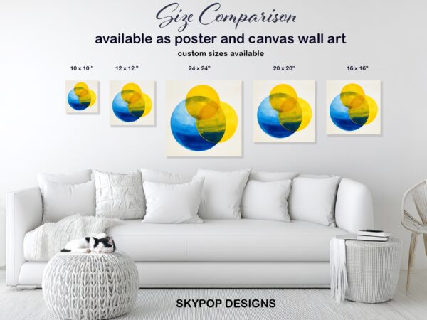 Vibrant Circles Abstract Art