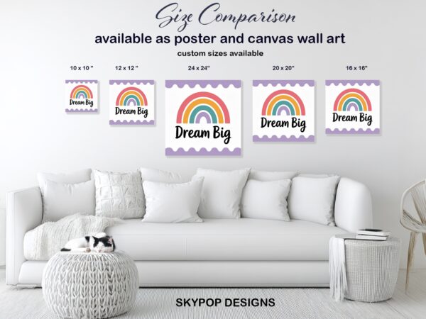 Rainbow Dream Big Art