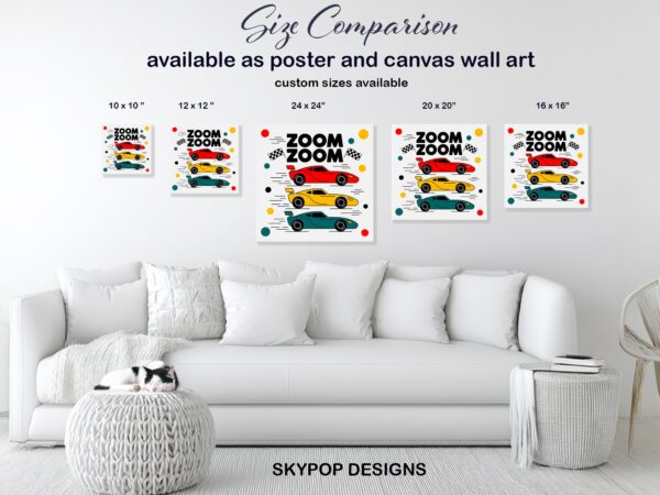 Zoom Zoom Racing Art