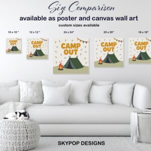 Camp Out Adventure Art
