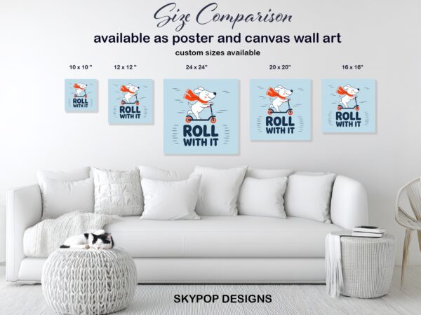 Dog Scooter Art