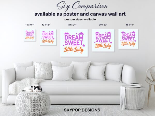 Sweet Dreams Little Lady Art