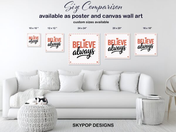 Believe Always Art