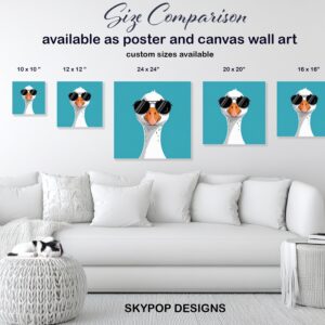 Cool Duck Sunglasses Art
