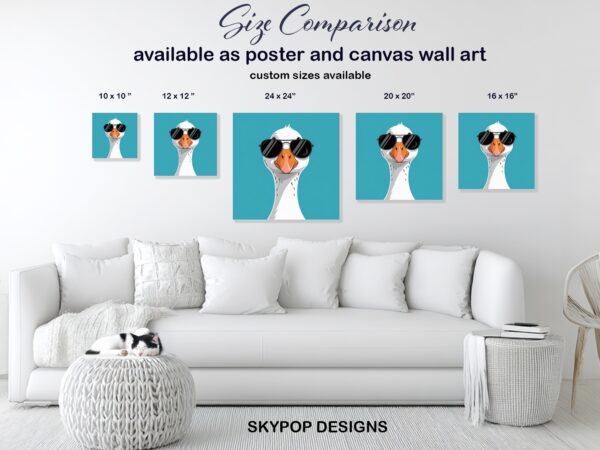 Cool Duck Sunglasses Art