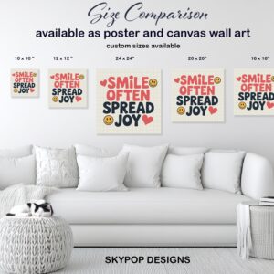 Smile Often Spread Joy Art
