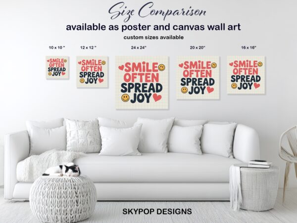 Smile Often Spread Joy Art