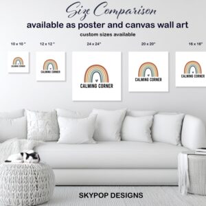 Rainbow Calming Corner Art