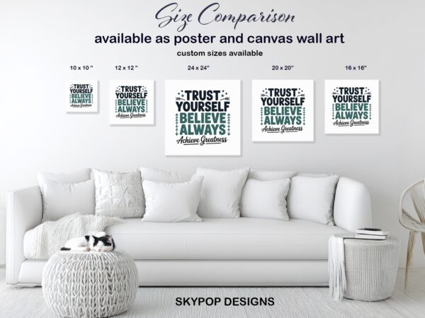 Self-Belief Inspiration Art