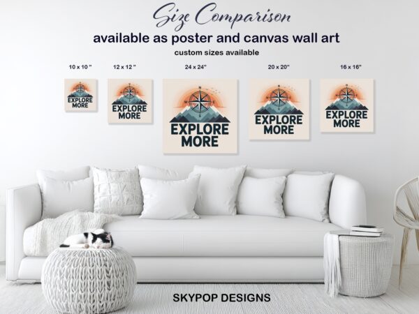 Mountain Compass Art