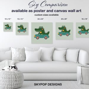 Crocodile Car Art