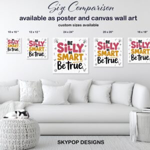 Inspirational Silly Smart Quote Art
