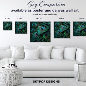 Peacock Feather Art