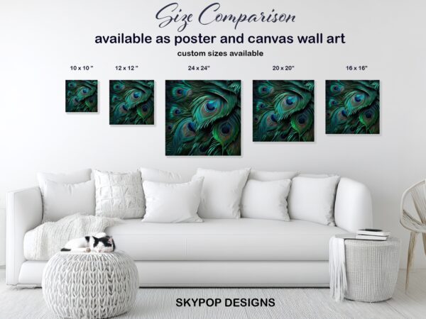 Peacock Feather Art