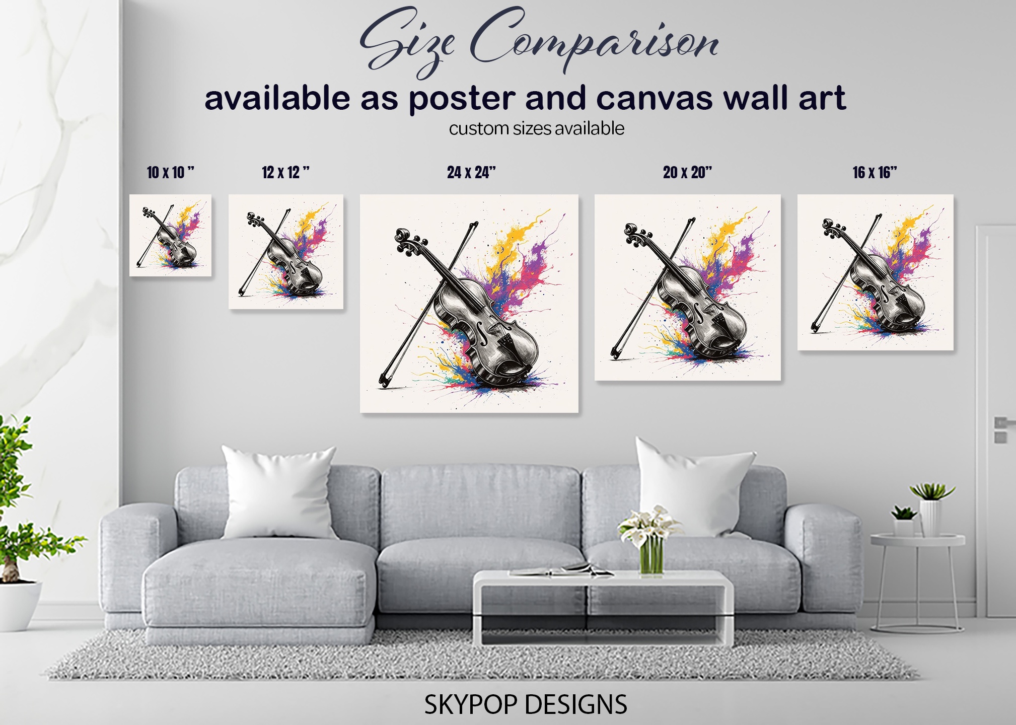 7.jpg Vibrant Violin Art