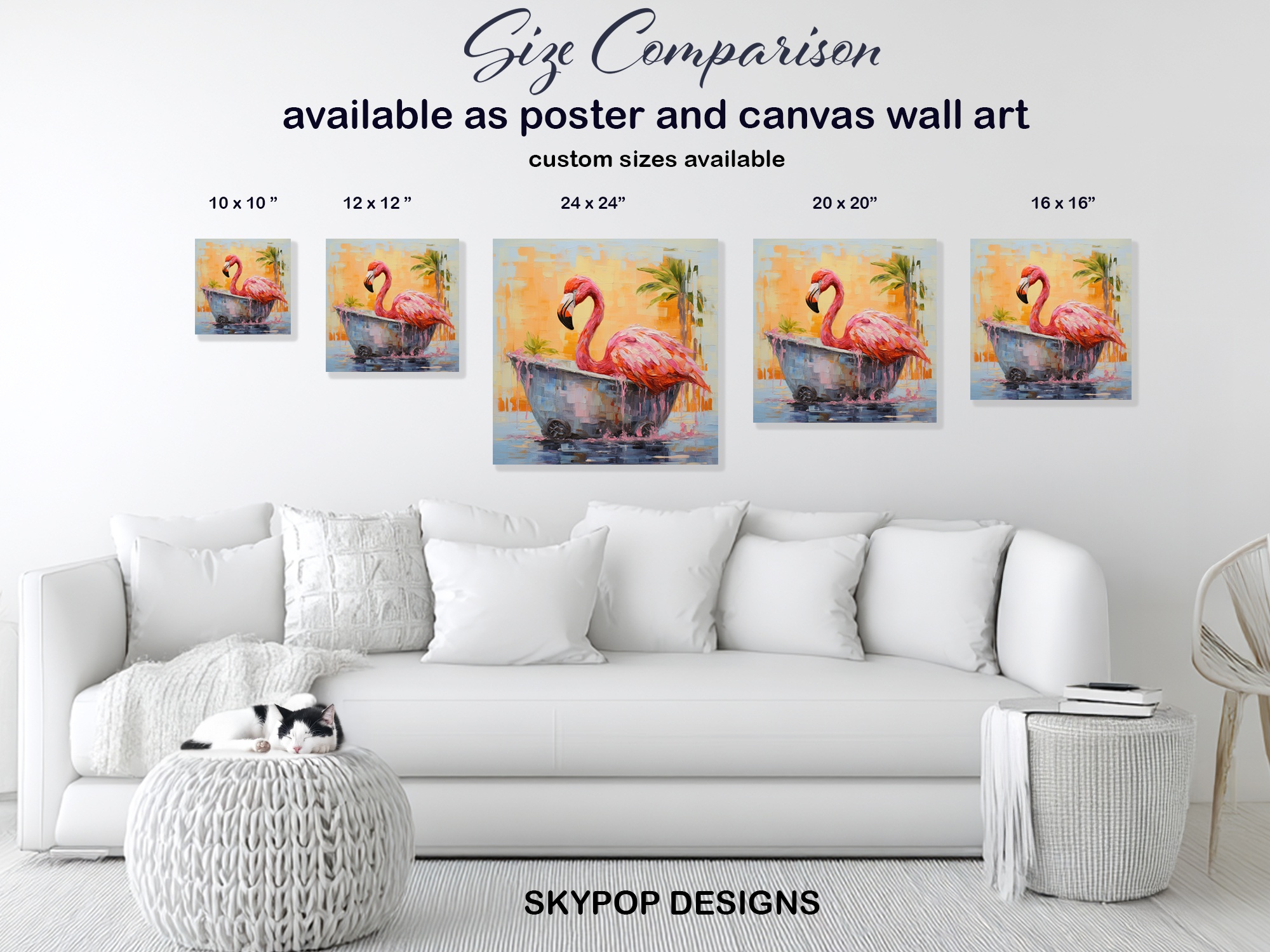 7.jpg Flamingo Bathtub Art