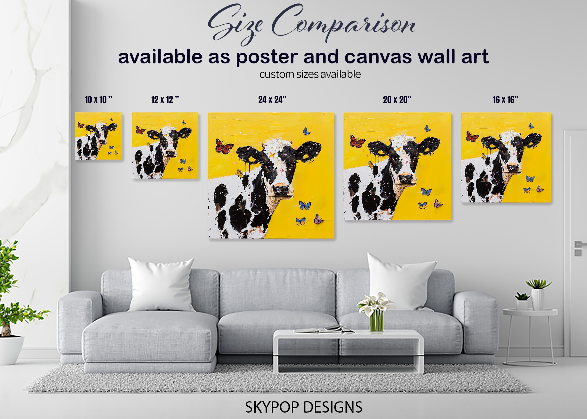 7.jpg Cow and Butterfly Art
