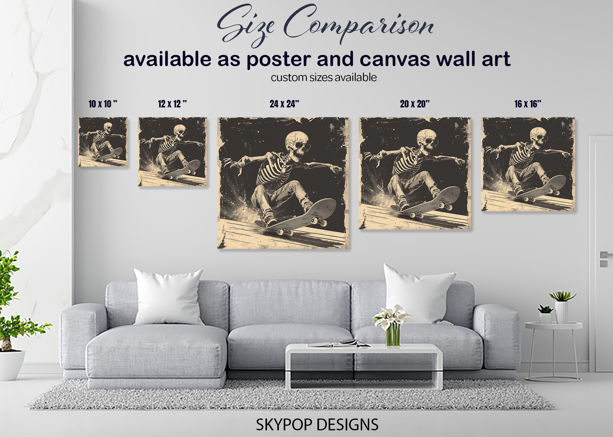 7.jpg Skeleton Skateboard Art