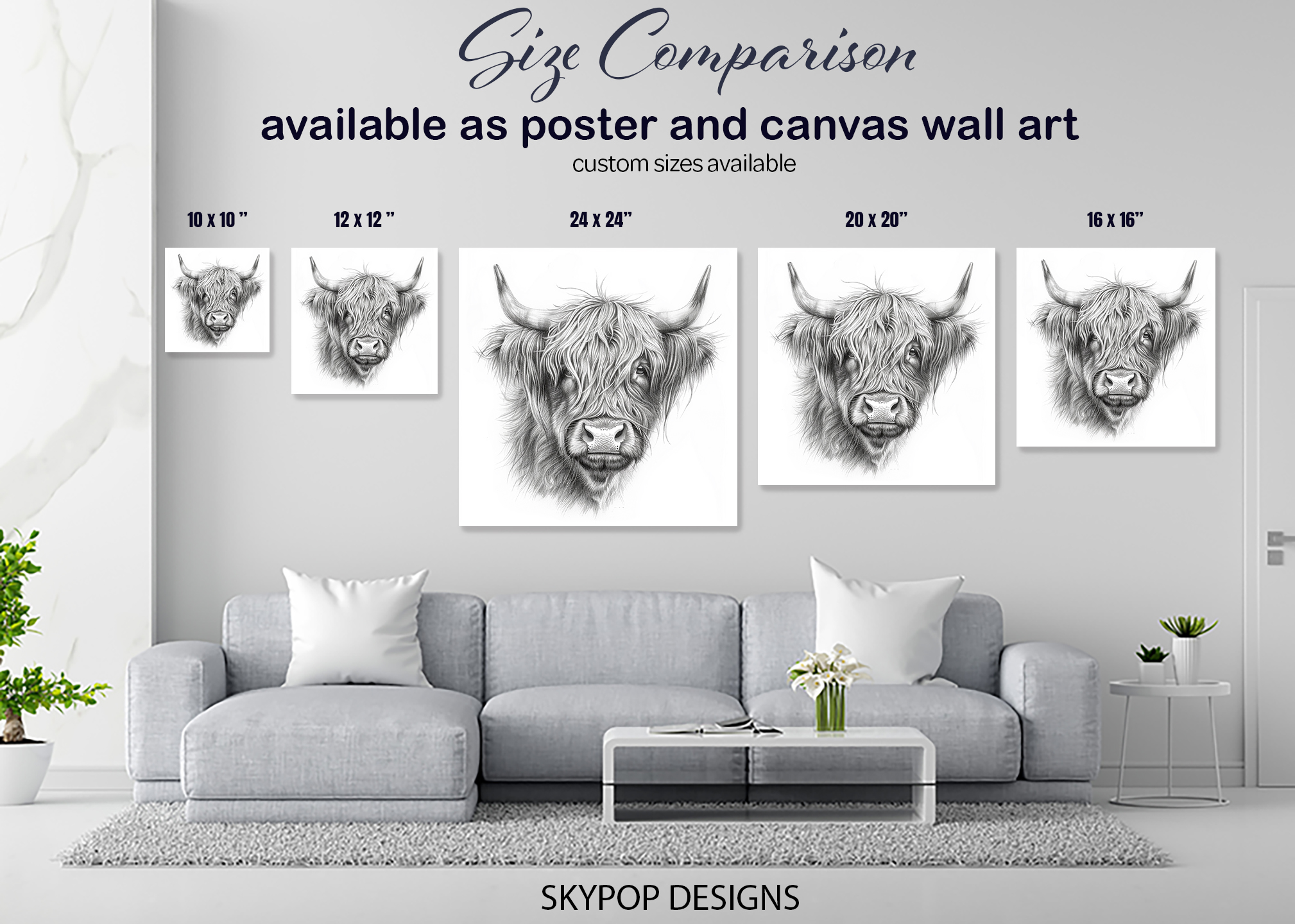 7.jpg Highland Cow Art